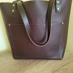 Portland Leather Goods Tote bag in Grizzly